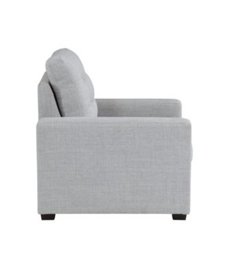 White Label Bonita 38" Chair with Pull-Out Ottoman