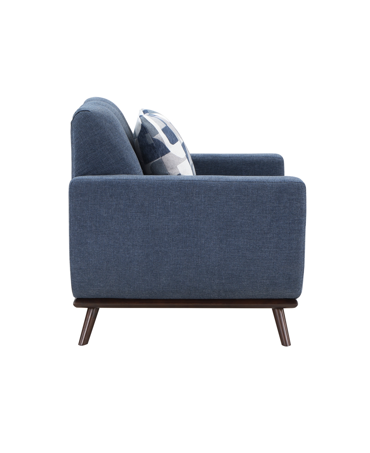 Homelegance White Label Andora 42" Chair In Blue