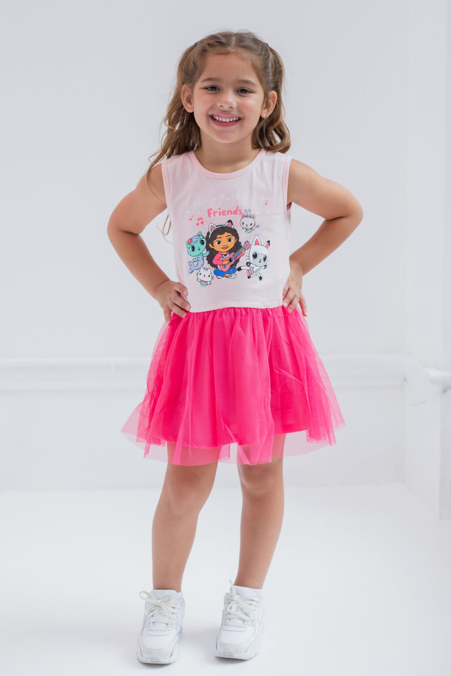 Toddler Girls Dreamworks Cakey Cat Gabby Kitty Fairy Tulle Dress