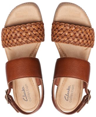 Seannah Step Woven Strap Clog-Style Platform Sandals 