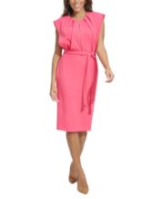Calvin klein 2025 pink dress macys