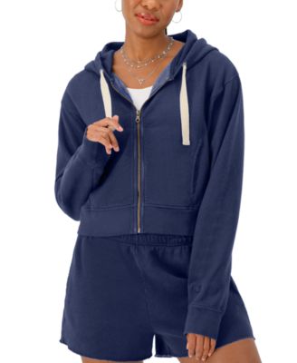 Women s Vintage Wash Full Zip Hoodie