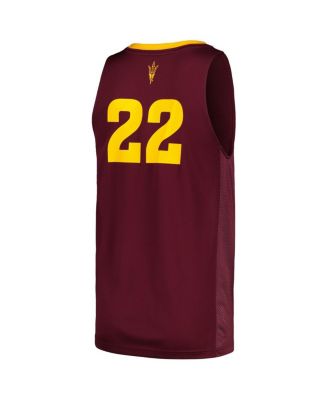 Men's #22 Maroon Arizona State Sun Devils Swingman Jersey