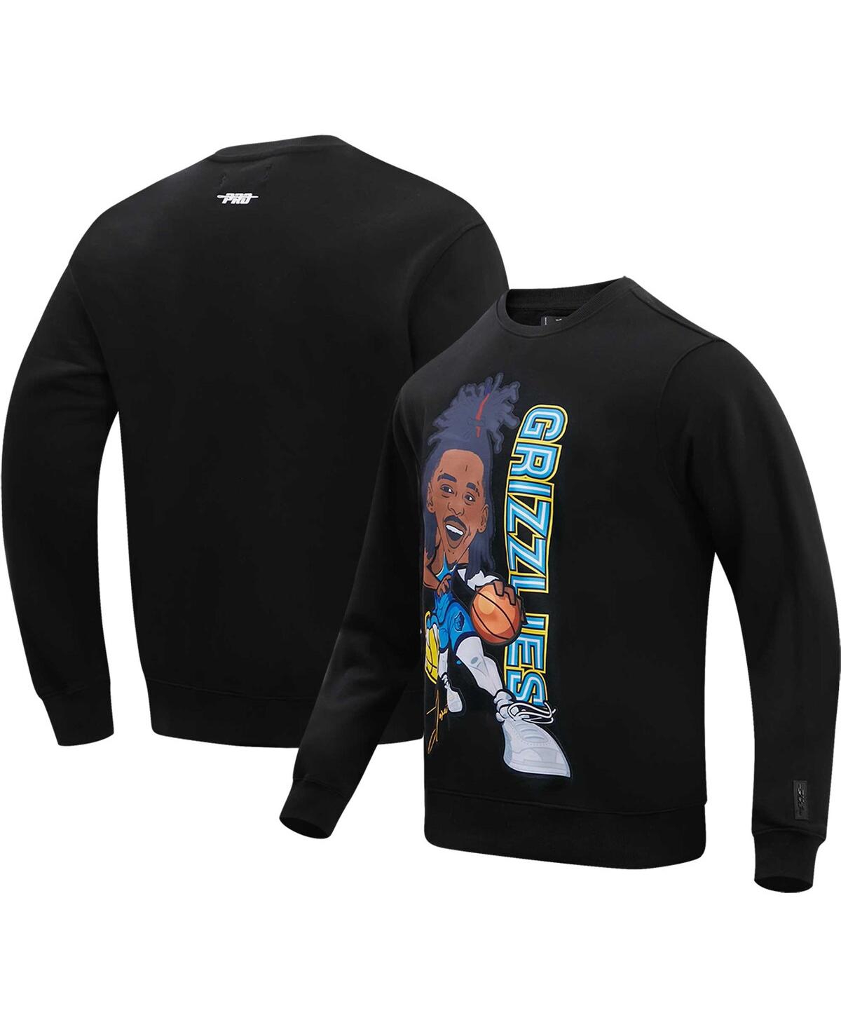 Pro Standard Men's  Ja Morant Black Memphis Grizzlies Avatar Pullover Sweatshirt