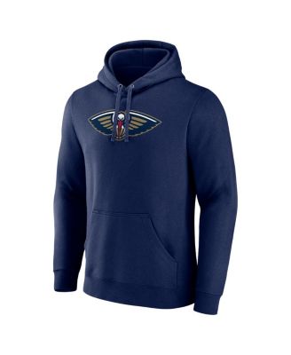 Men's Navy New Orleans Pelicans Primary Logo Pullover Hoodie