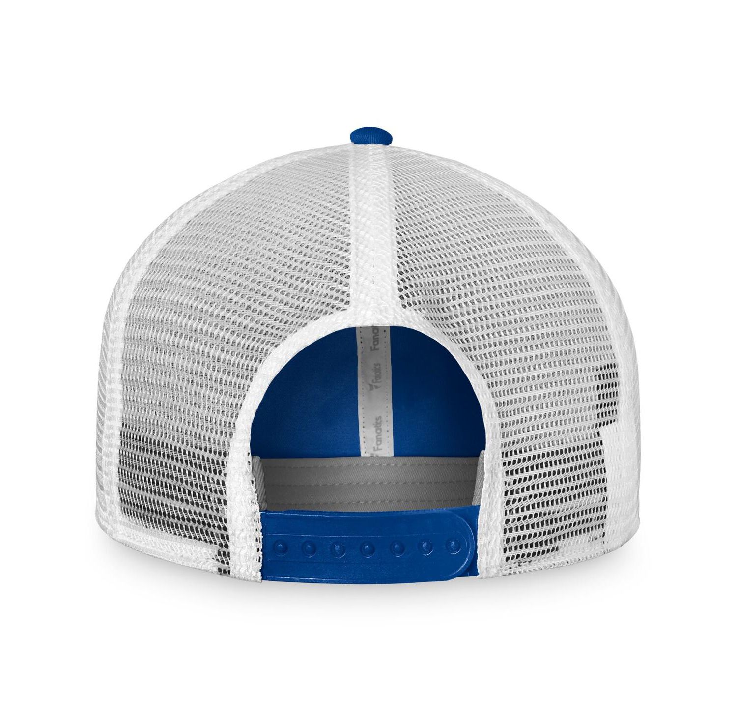Men's Royal, White Buffalo Sabres Slouch Core Primary Trucker Snapback Hat