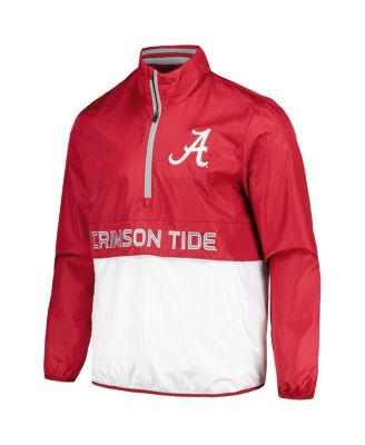 Men's Crimson Alabama Crimson Tide Cornerman&nbsp;Half-Zip Top