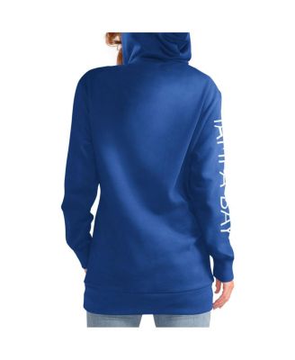 Women's Blue Tampa Bay Lightning Overtime Pullover Hoodie