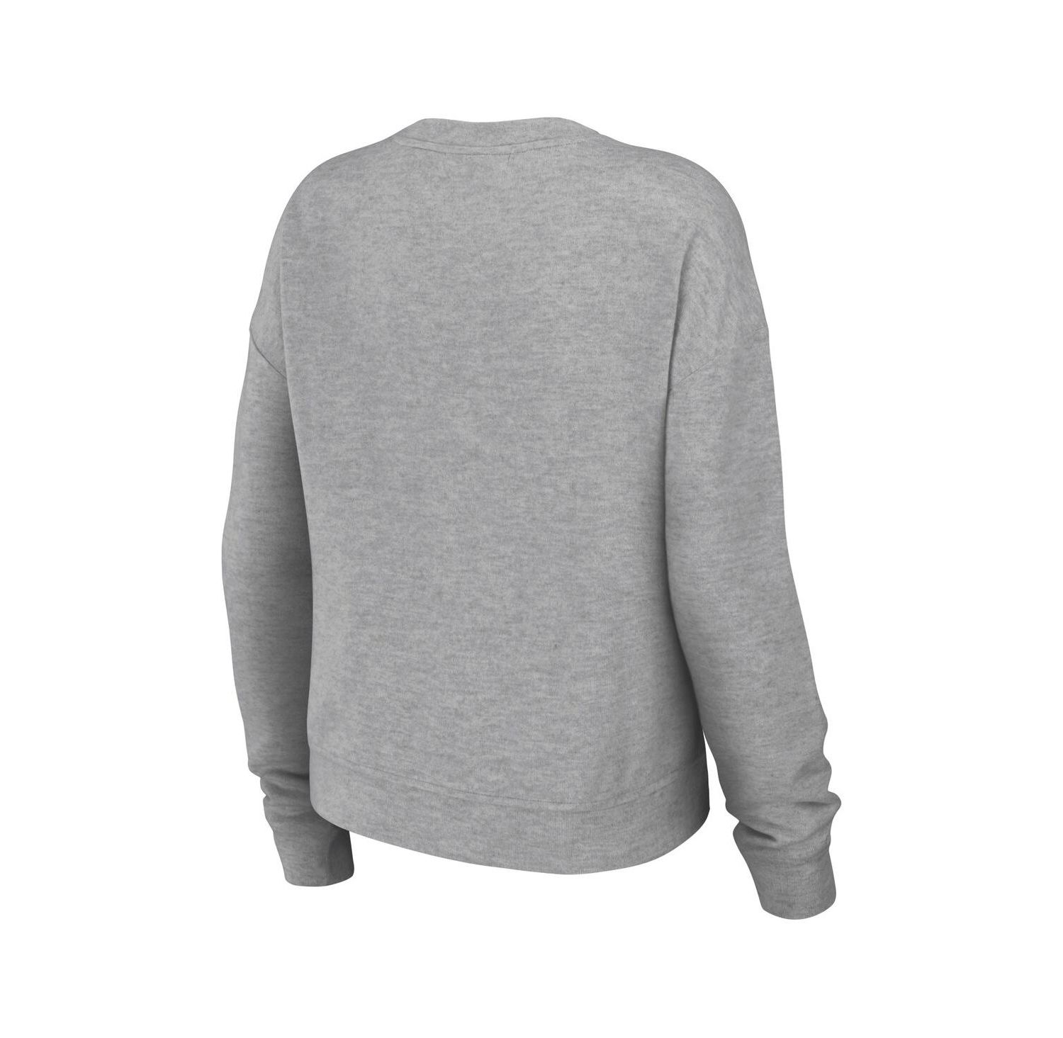 Women's Heather Gray Indianapolis Colts Knit Long Sleeve Tri-Blend T-shirt and Pants Sleep Set