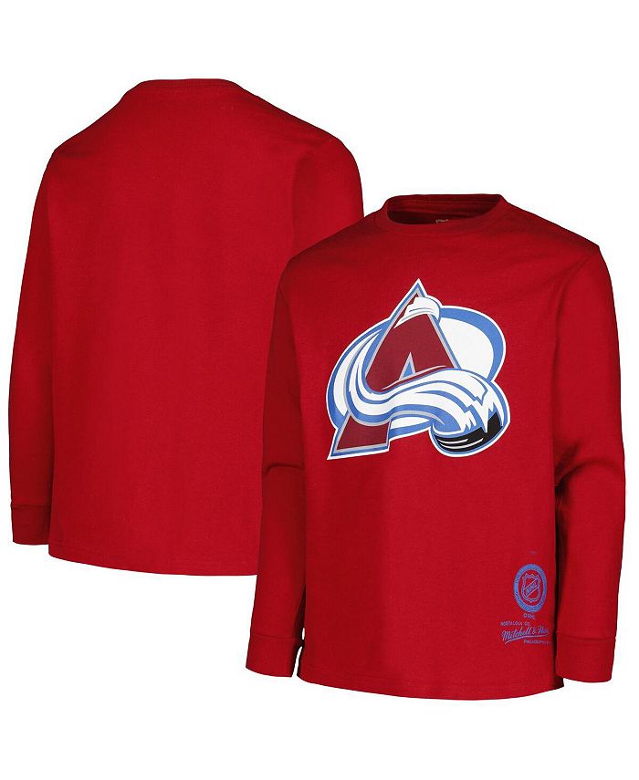 T-shirt Rouge Colorado Avalanche 1996 – Mitchell & Ness, Stanley Cup, Taille L