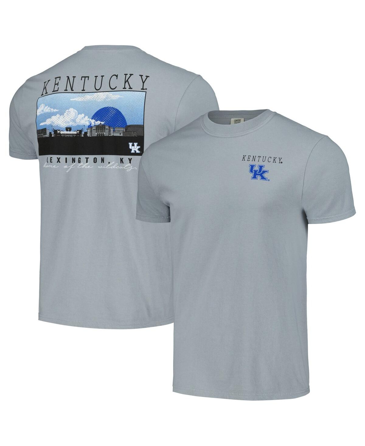 Shop Image One Men's Gray Kentucky Wildcats Campus Scene Comfort Colors T-shirt