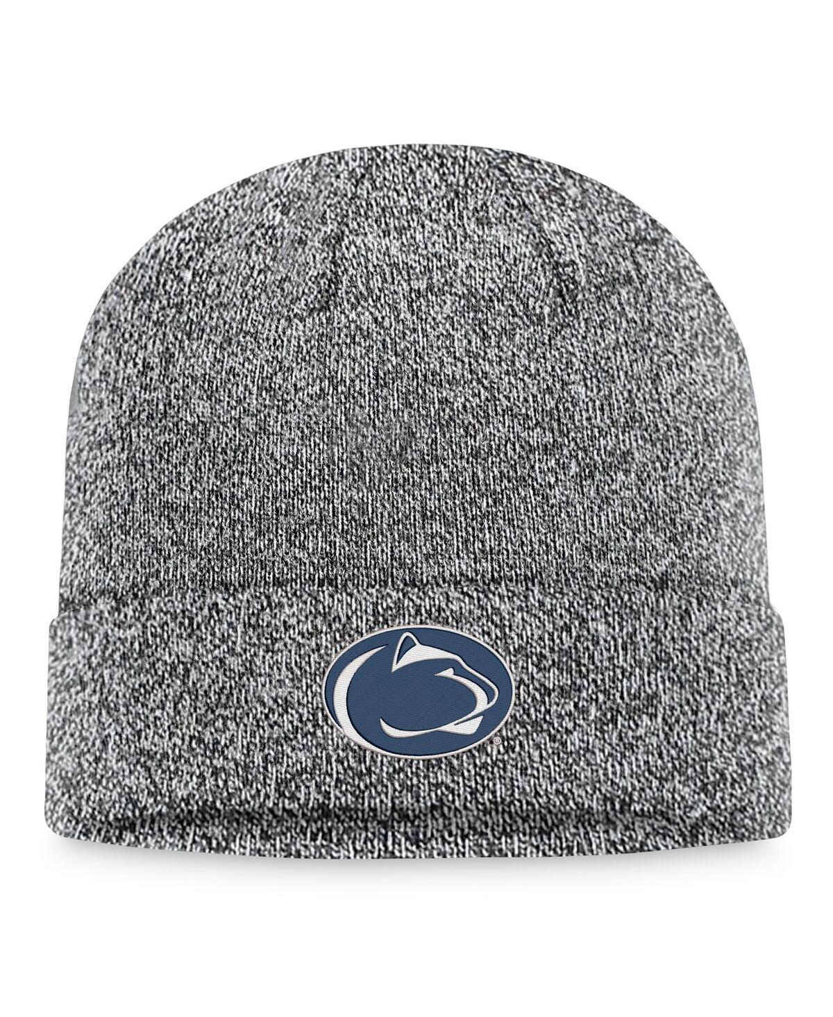 Top Of The World Men's  Heather Black Penn State Nittany Lions Cuffed Knit Hat