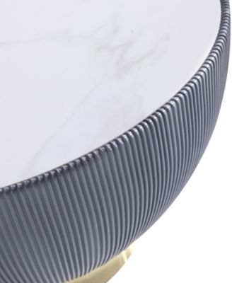 Anderson 28.15" Wide Leatherette Upholstered Coffee Table