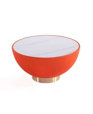 Anderson 28.15" Wide Leatherette Upholstered Coffee Table