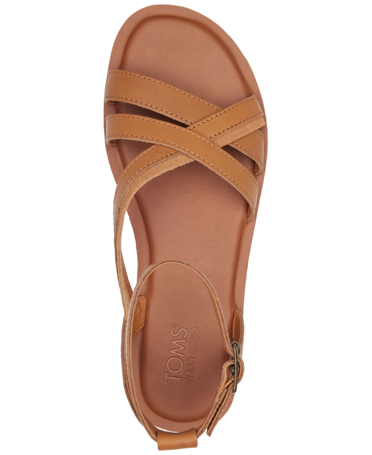 Toms Women's Rory Ankle-Strap Flat Tread Sandals