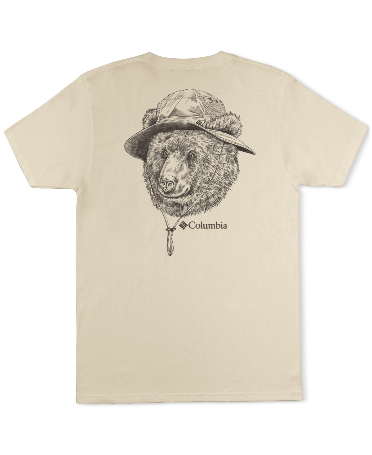 Men's Bearly Hiking Graphic T-Shirt - Chalk