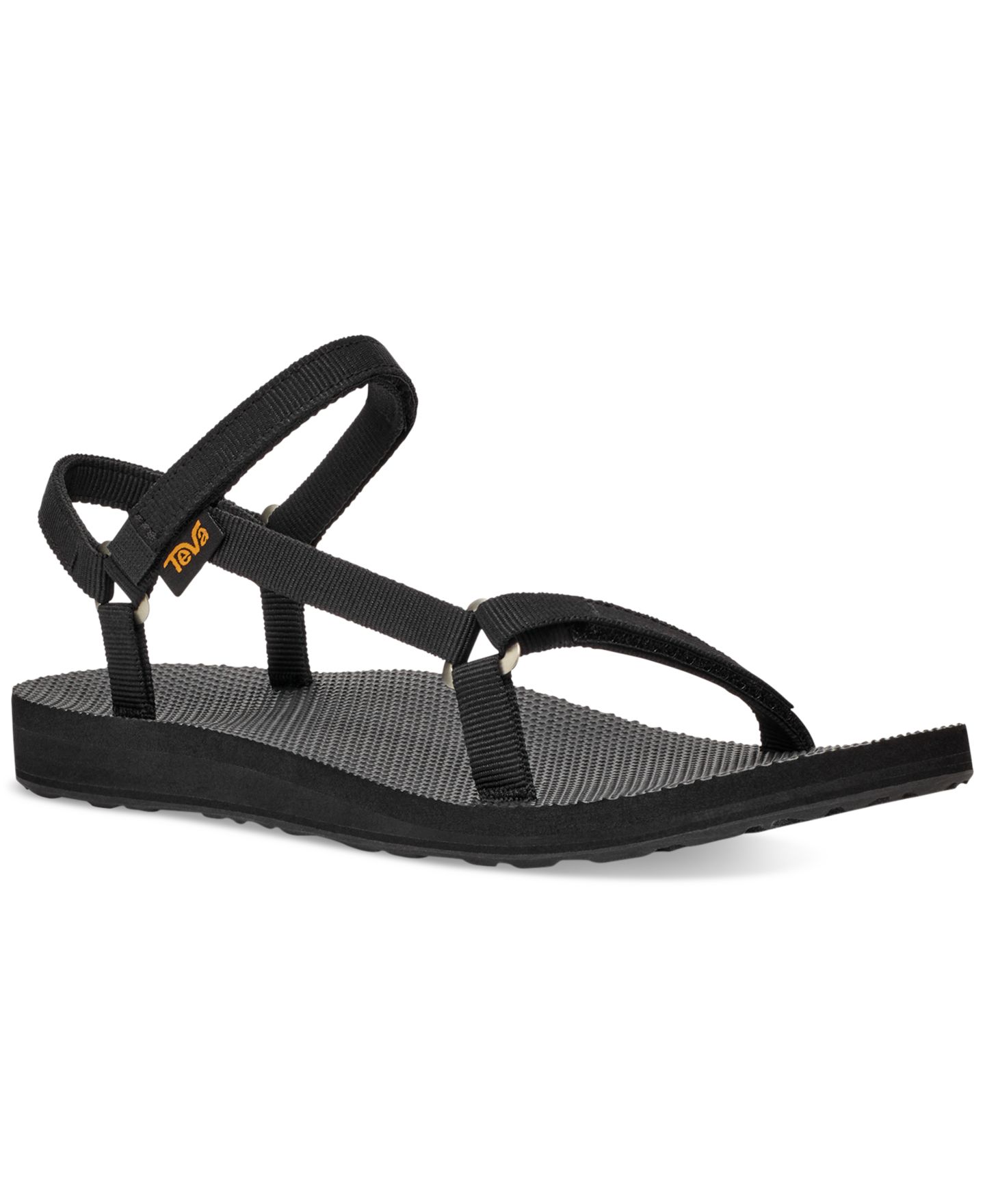 Женские сандалии Teva Original Universal Slim, цвет: Чёрный — фото 1