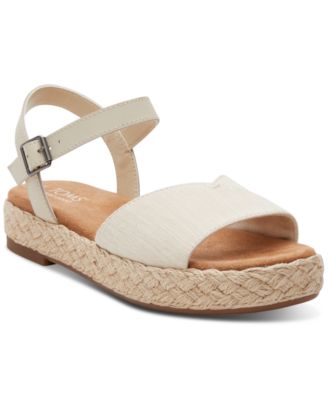 COACH Carissa Leather Espadrille Sandals selling Chalk White, Size 9 B - New $188