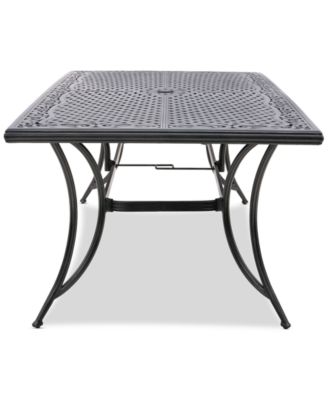 Wythburn Mix and Match 84"x 42" Cast Aluminum Outdoor Dining Table