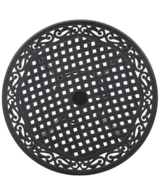 Wythburn Mix and Match 32" Round Cast Aluminum Outdoor Bistro Table