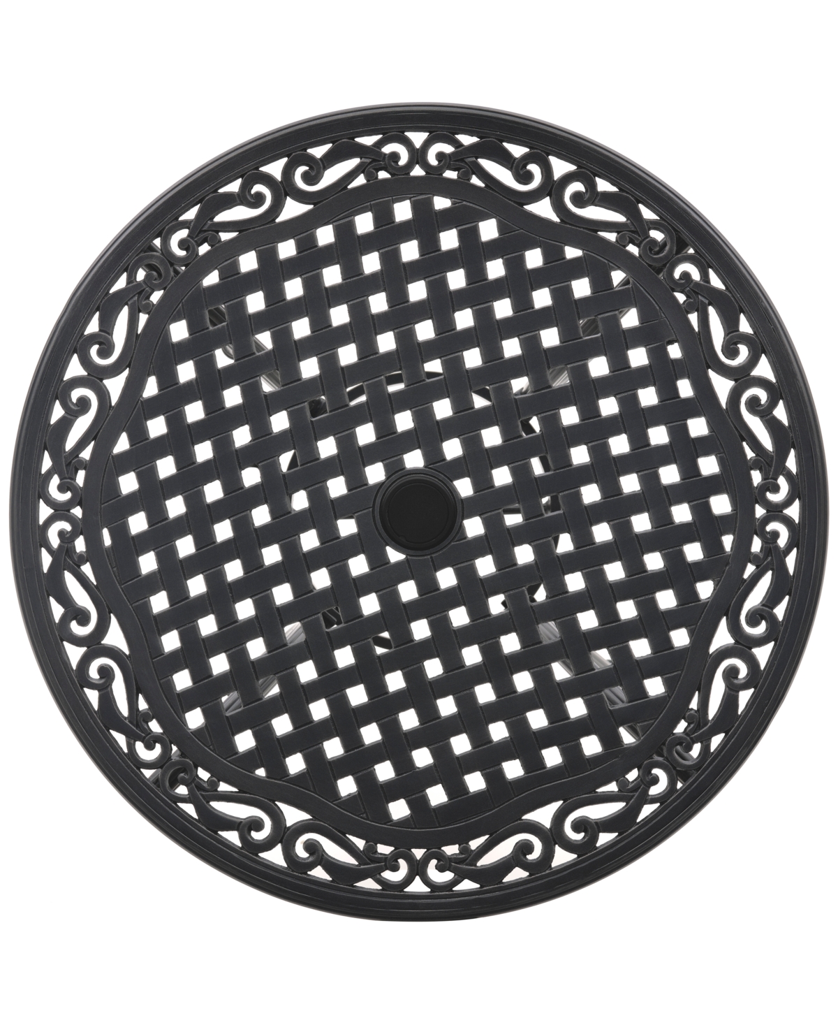 Wythburn Mix and Match 32" Round Cast Aluminum Outdoor Bistro Table, Created for Macy's