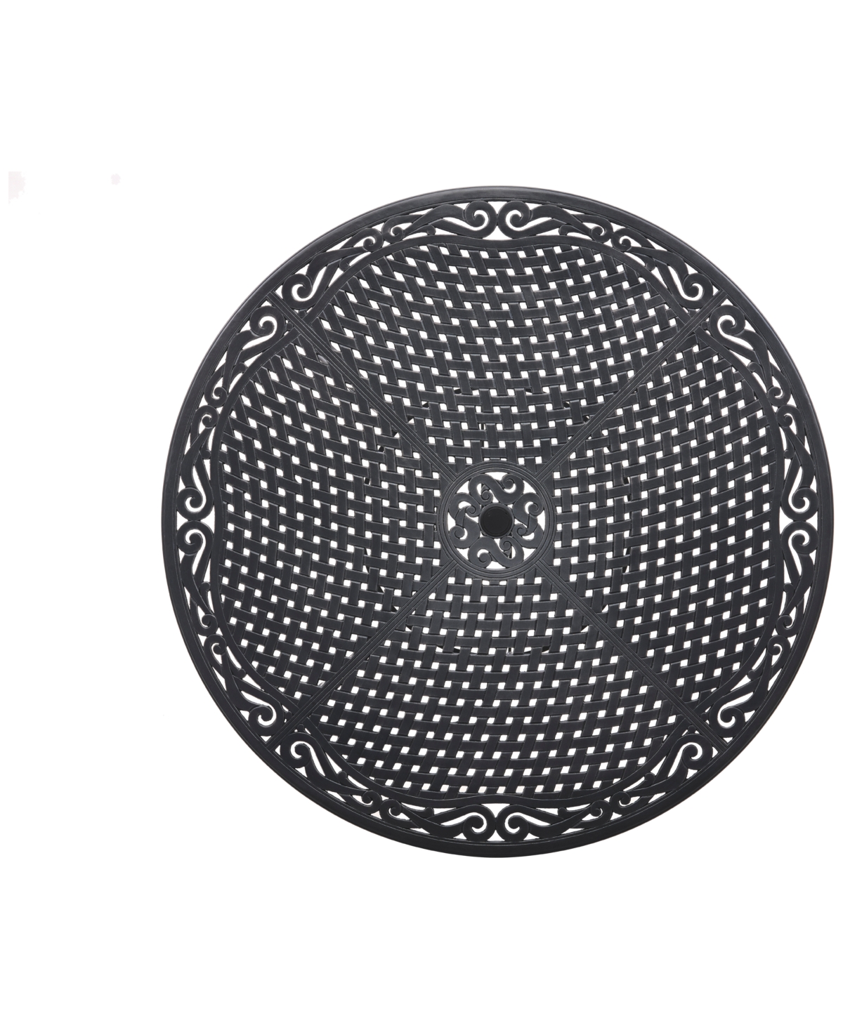 Wythburn Mix and Match Round Cast Aluminum Outdoor Dining Table