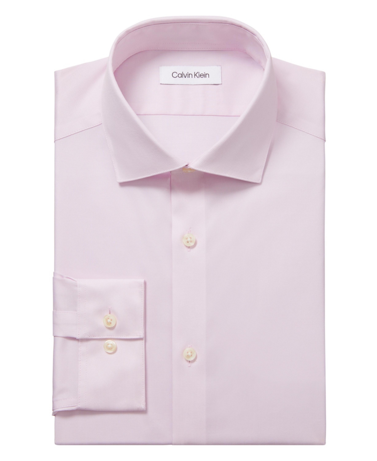 Calvin Klein Men's Steel Plus Regular Fit Modern Pin Cord Dress Shirt