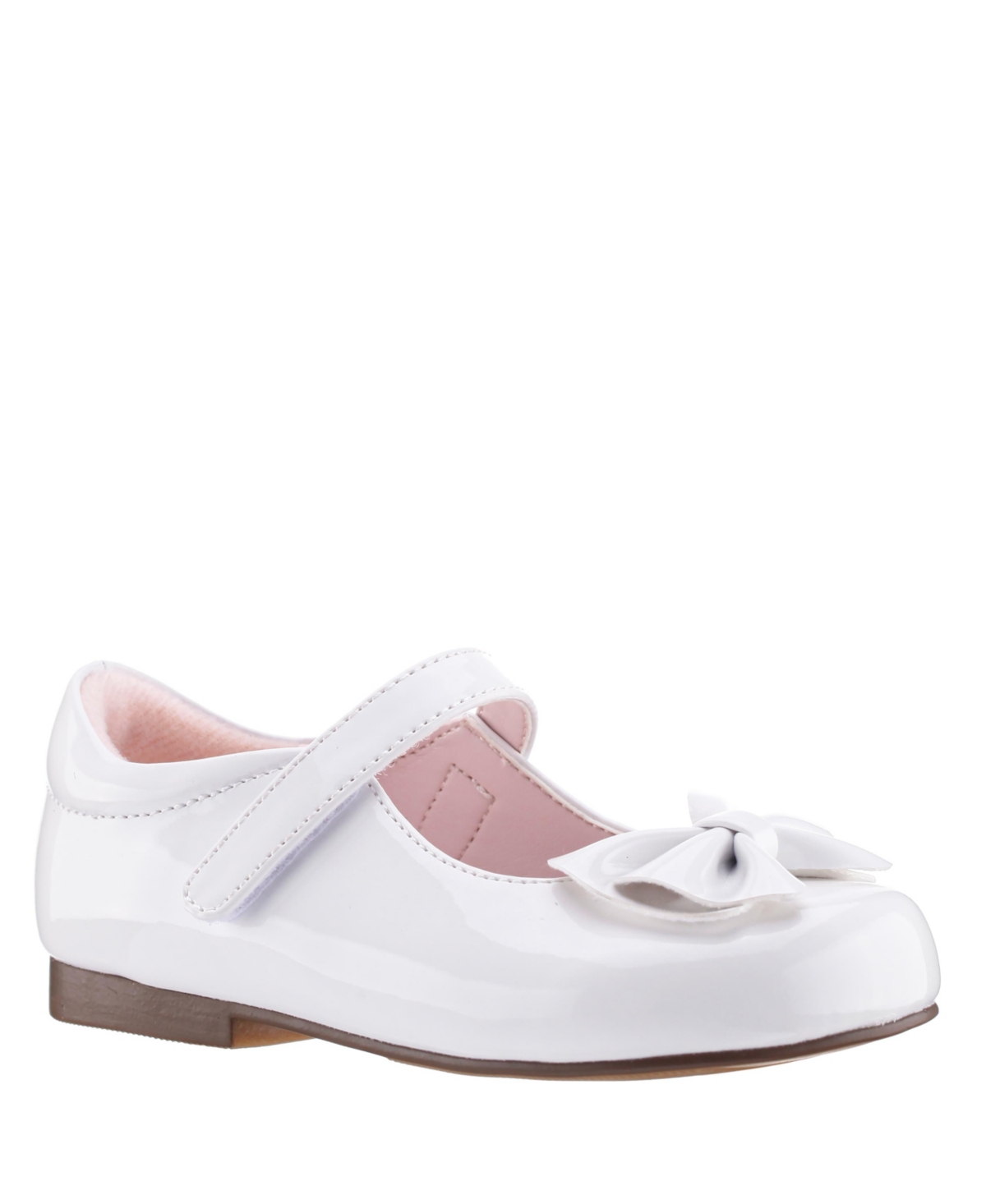 Shop Nina Toddler And Little Girls Mary Jane Adjustable Strap Dress Shoes In White