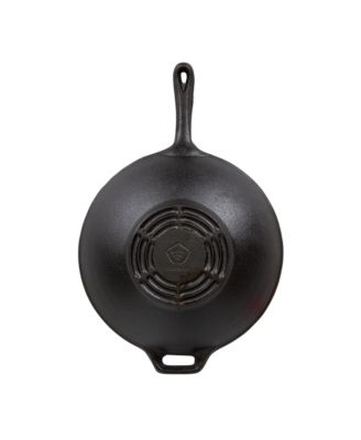 Pre-Seasoned Cast Iron Wok 12.5" Diameter