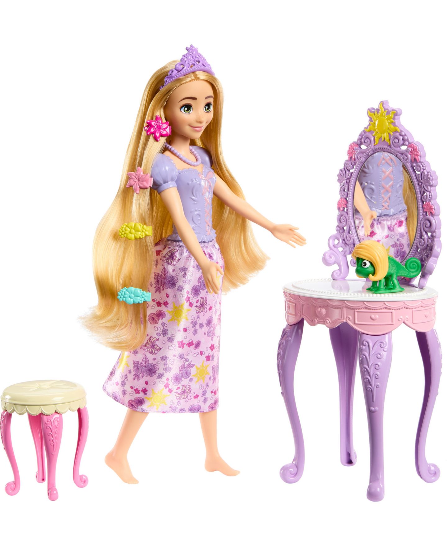 Аксессуары для кукол Disney Princess Toys, Rapunzel Doll, Vanity and Accessories — фото 1