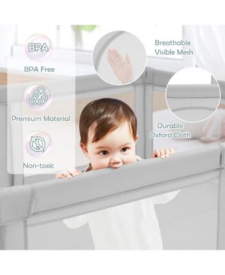 Large Infant Baby Playpen Safety Play Center Yard with 50 Ocean Balls