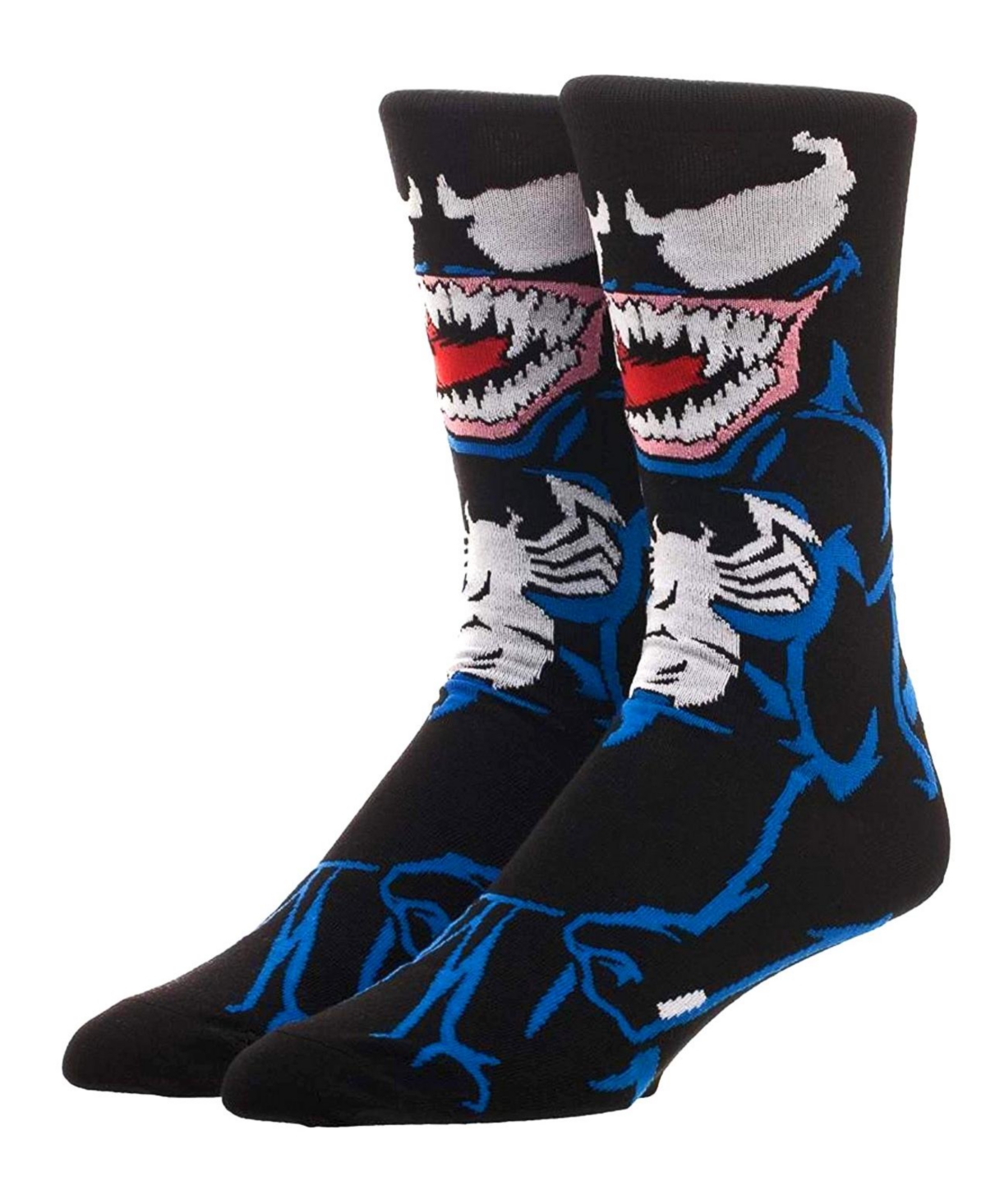 Venom Character Sublimated Unisex Adult Crew Socks - Black