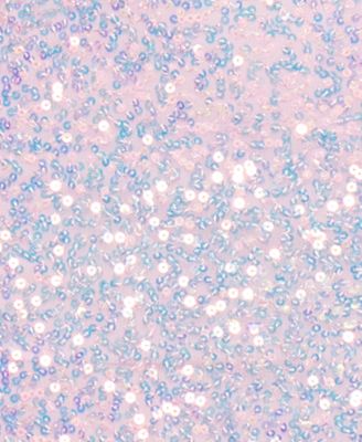 B Darlin Juniors' Sequin One-Shoulder Side-Slit Gown