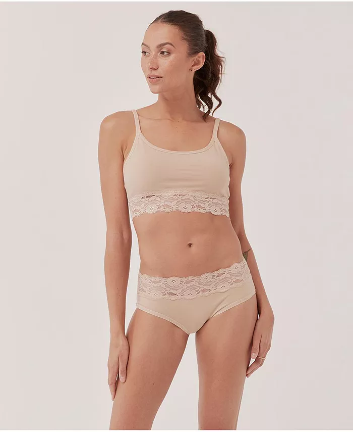 Women's Lace Smooth Cup Bralette - thumbnail 2
