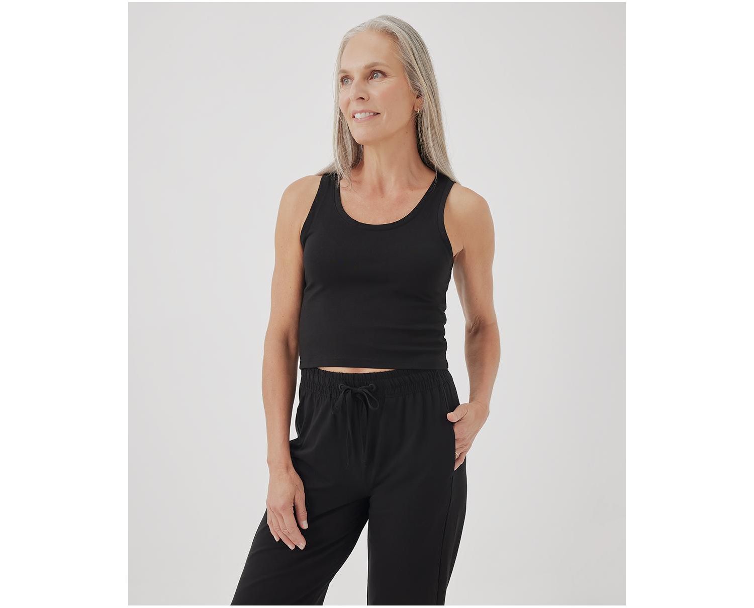 Women's Cotton Cool Stretch Fitted Lounge Tank