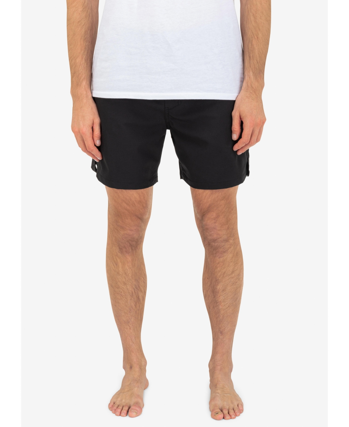 Shop Hurley Men's H2o-dri Trek Drawstring 7" Shorts In Black