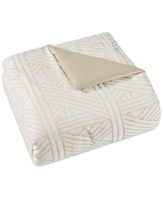 Crinkle Geo 9-Pc. Comforter Sets, King