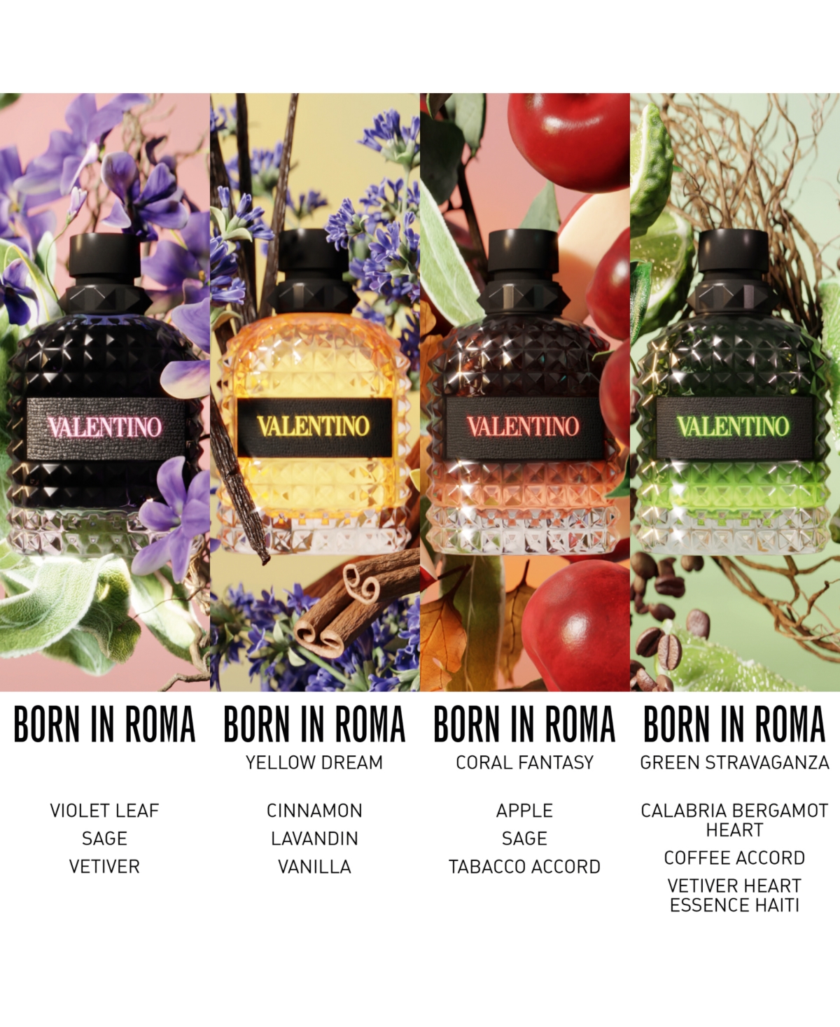 Shop Valentino Men's Uomo Born In Roma Green Stravaganza Eau De Toilette Spray, 3.4 Oz. In No Color