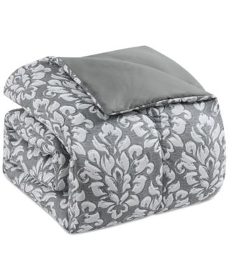 Keeco Brushed Damask 3-Pc. Comforter Set