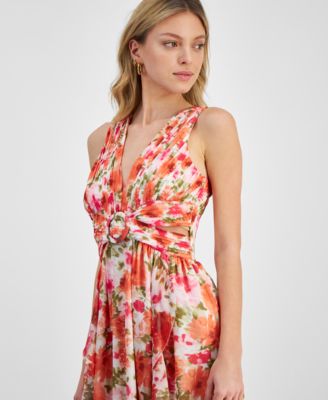 open lace back dress Lucy Paris Tory Pleated Dress