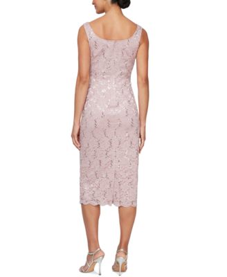 Petite 2-Pc. Lace Jacket & Midi Dress Set