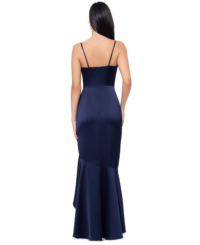 Xscape Women's Sleeveless Knee Length Body Con Evening Dress Black Size 6