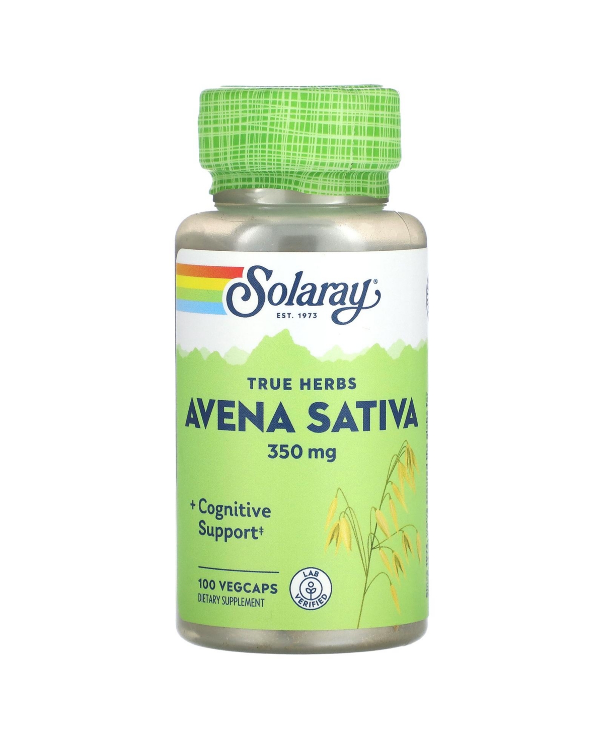 True Herbs Avena Sativa 350 mg - 100 Veg caps (350 mg per Capsule) - Assorted Pre-Pack