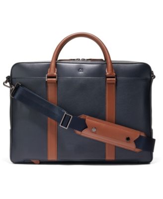 Triboro Medium Leather Briefcase Bag