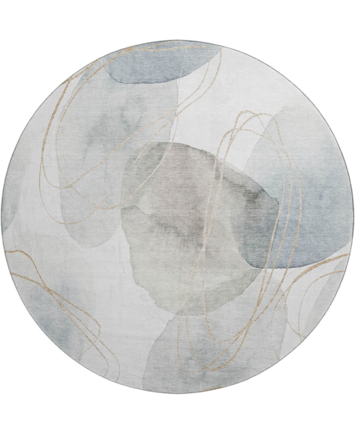 Shop Dalyn Odyssey Oy15 8' X 8' Round Area Rug In Bone