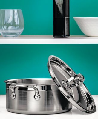 ProBond&reg; Clad Stainless Steel 3-Quart Covered Soup Pot