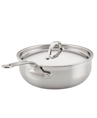 ProBond Clad TITUM&reg; Stainless Steel Nonstick 3.5-Quart Covered Essential Pan