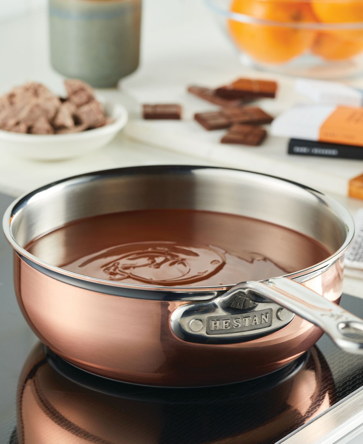 Shop Hestan Copperbond Copper Induction 2-quart Covered Saucier