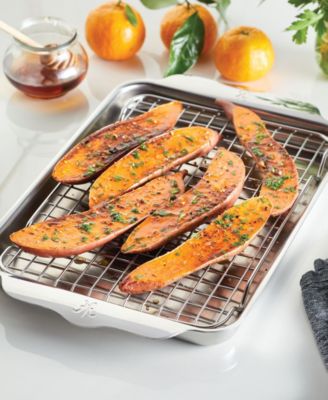 Provisions Oven Bond Try-plyl Half Sheet Cooling Rack 2-Piece Set