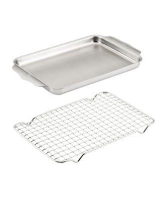 Hestan Provisions Oven Bond Try-ply Quarter Sheet Pan with Rack - Macy's